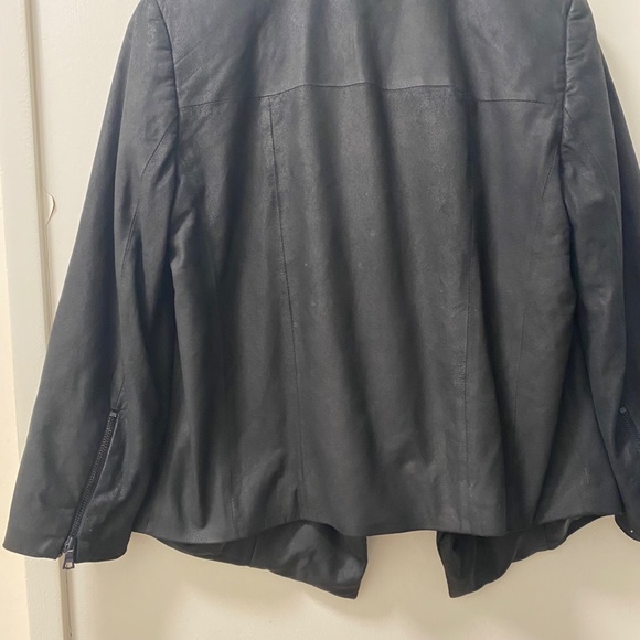 Alice + Olivia Black Suede Jacket Size small - Picture 2 of 3